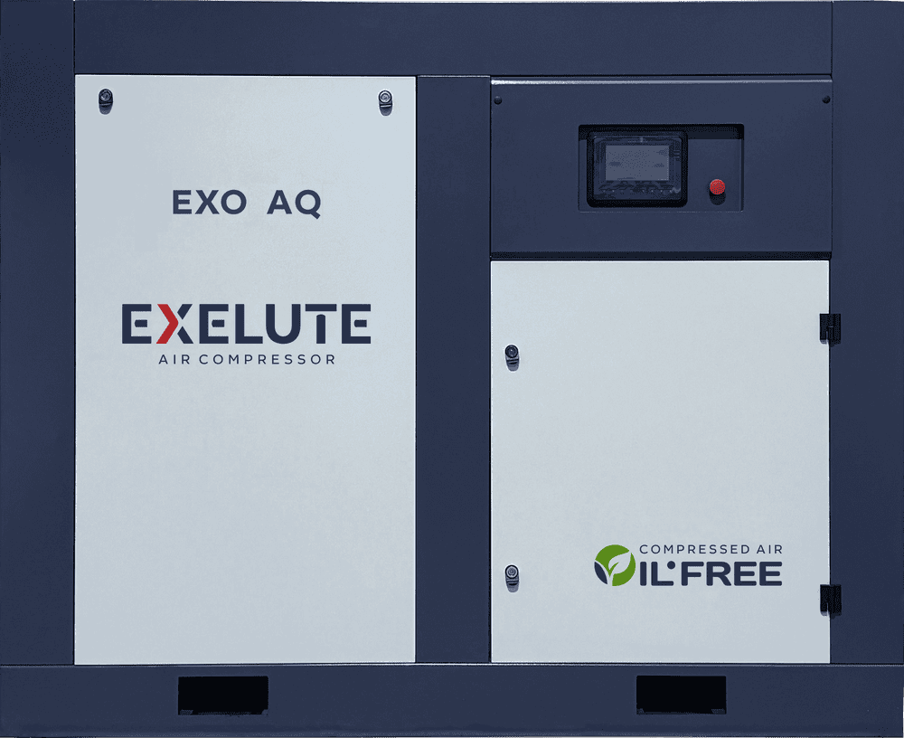Винтовой компрессор безмасляный EXELUTE EXO 5.5/8W AQ IP54